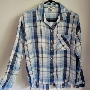 Forever 21 plaid buttom up top